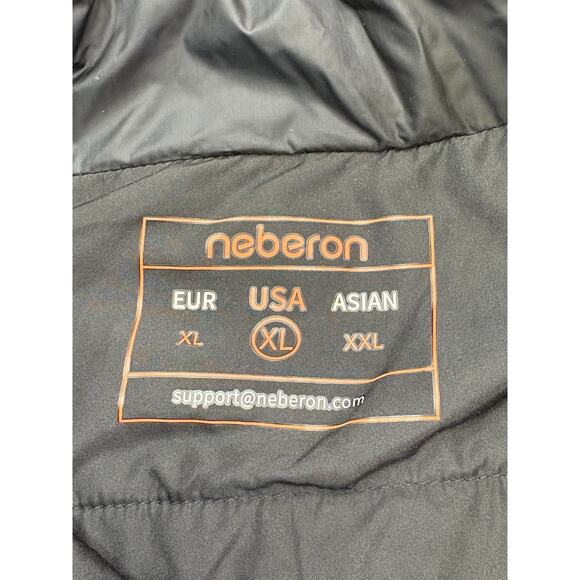 NEBERON Men’s Heated Vest Black Red Zipper Battery Not Included Size XL - Picture 5 of 8